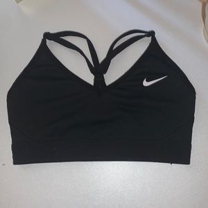 Black Nike sports bra
